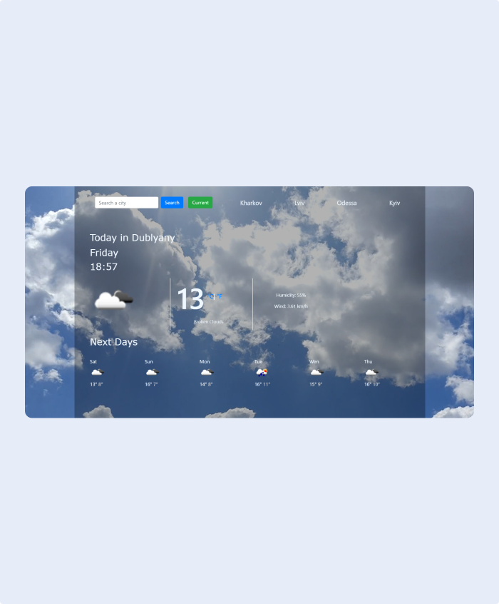 Weather Project preview